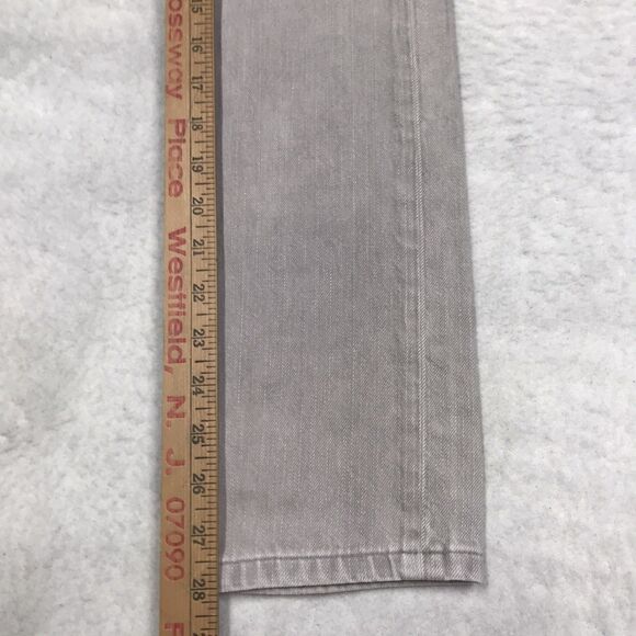 ALLSAINTS Double Cigarette Jean Men 28x28 Gray Button Fly Skinny Slim - Picture 9 of 15